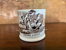 Antique English Staffordshire Transferwear Child  s Cup Circa 1800s