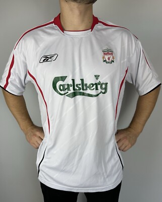 LIVERPOOL REEBOK 2005/2006 FOOTBALL SOCCER AWAY JERSEY #8 GERRARD