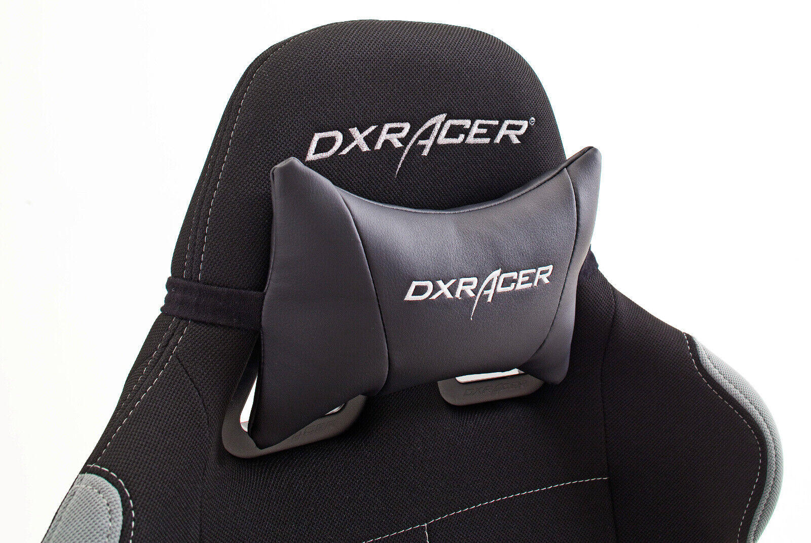 Gaming Stuhl Chair DX Racer FD01 Chefsessel Bürostuhl schwarz grau mit 2x  Kissen | eBay