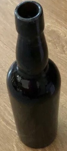 Blob Flasche RX Nuttal & Co. #802 dunkelbraun Bernstein Medizin Antik Original - Bild 12 von 15