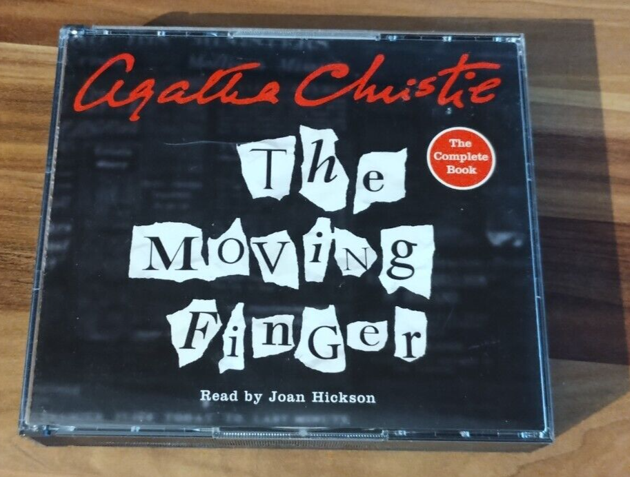 The Moving Finger Agatha Christie iJoan Hickson Audio 5xCD unabridged