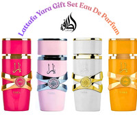Lattafa My Yara Collection 4 x 25ml EDP Gift Set | Yara Candy, Yara, Tous, Moi
