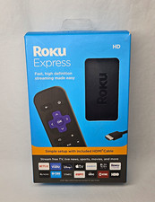 Roku Express 3930R HD Streaming Player w/ Voice Remote HDMI Cable Box