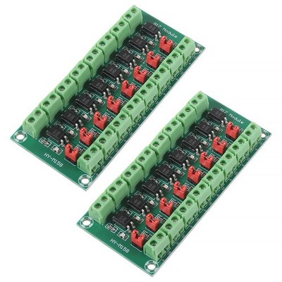 2PCS PC817 8 Channel Optocoupler Isolation Board, Voltage Converter, 3.6-30V
