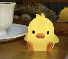 Night Light Duck Cute Cartoon Animal Lamp Bedroom Kids Bedside Sleeping Gift 1PC