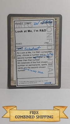 Look at Me, I'm R&D Unhinged ...sku: DA114