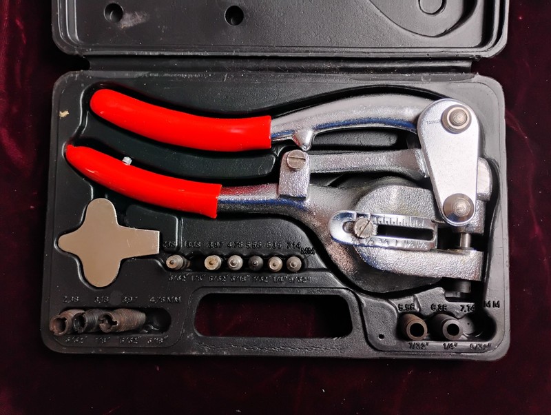 Hand Held Punch/Sheet Metal Hole Punch Kit Heavy Duty - Whitney-Syle Punch Set