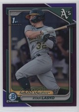 2024 Bowman Chrome Prospects Purple Refractor /250 Ryan Lasko #BCP-105 3hd