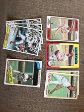 Pedro Borbon 8 Card Lot - Reds Giants - 1974-1980 Topps Base Cards