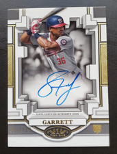2023 Topps Tier One Stone Garrett Break Out RC Auto 293/299 #BOA-SG2 Nationals
