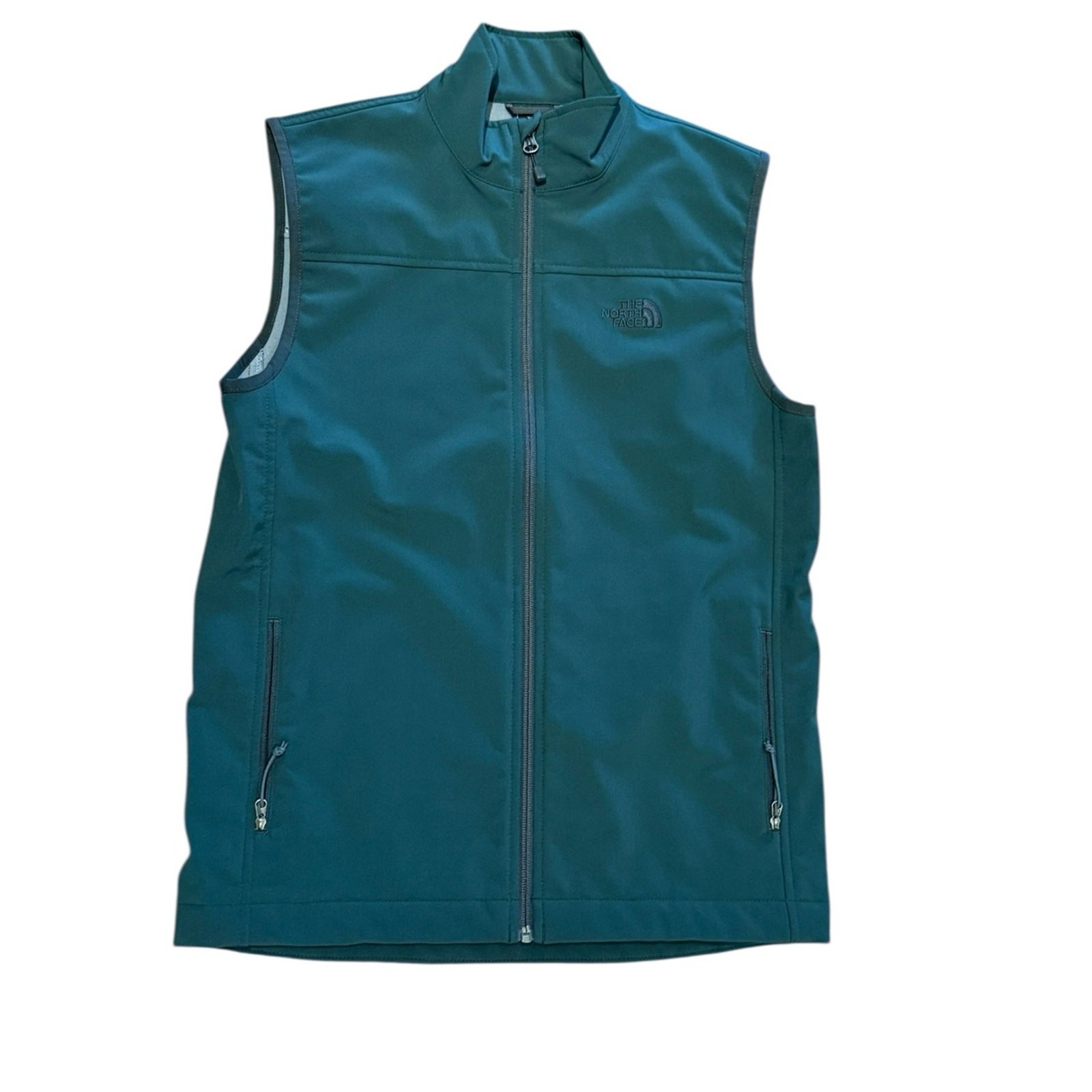 The North Face Men's Dark Green Full Zip Vest Size Small