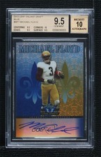 2012 Leaf Valiant Blue /99 Michael Floyd #MF1 BGS 9.5 GEM MINT Auto 0s3