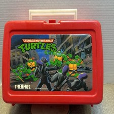 Fiambrera roja termo Tortugas Ninja Teenage Mutant 1989 Mirage Studios TMNT
