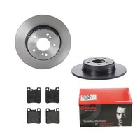 Brembo Bremsscheiben Ø290MM + BremsbelÄGe Hinten FÜR MERCEDES-BENZ C-KLASSE