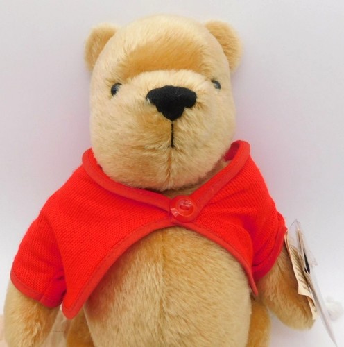 Vintage Dean's Classic Pooh Bear Teddy Bear w/ Tags Dust Bag Mohair Britain 14" - Picture 3 of 11