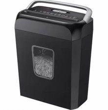 Bonsaii 6 Sheet Cross Cut Paper Shredder Home Office 13L Bin Credit Card C237-B