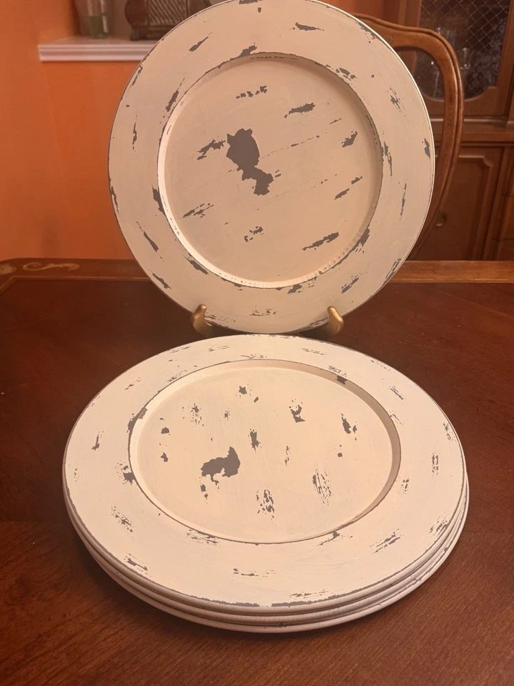 Зарядные пластины Robert Stanley Home Collection 13 дюймов. Набор из 4 - Изображение 2 из 4