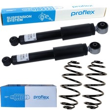 2x Proflex Amortisseur + Ressort Arrière Convient pour Opel Astra H A04