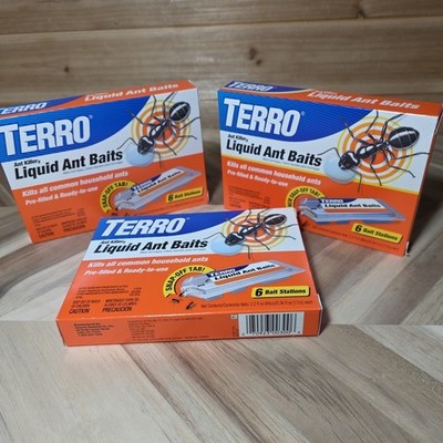 Terro Liquid Ant Baits 6 Count 2 Pack Indoor Outdoor Ant Killer New