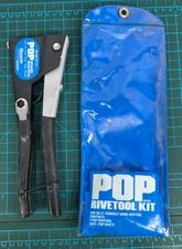 Emhart POP Brand Rivetool Kit K110 Riveting Tool Set Bostik Vintage
