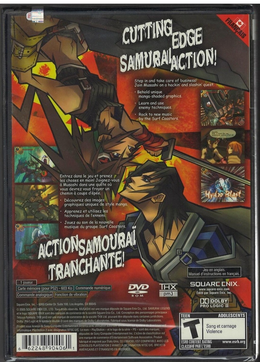 Musashi: Samurai Legend (Sony PlayStation 2, 2005) for sale online