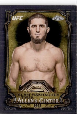 2025 Topps Chrome UFC - Allen and Ginter Islam Makhachev #AAG-28