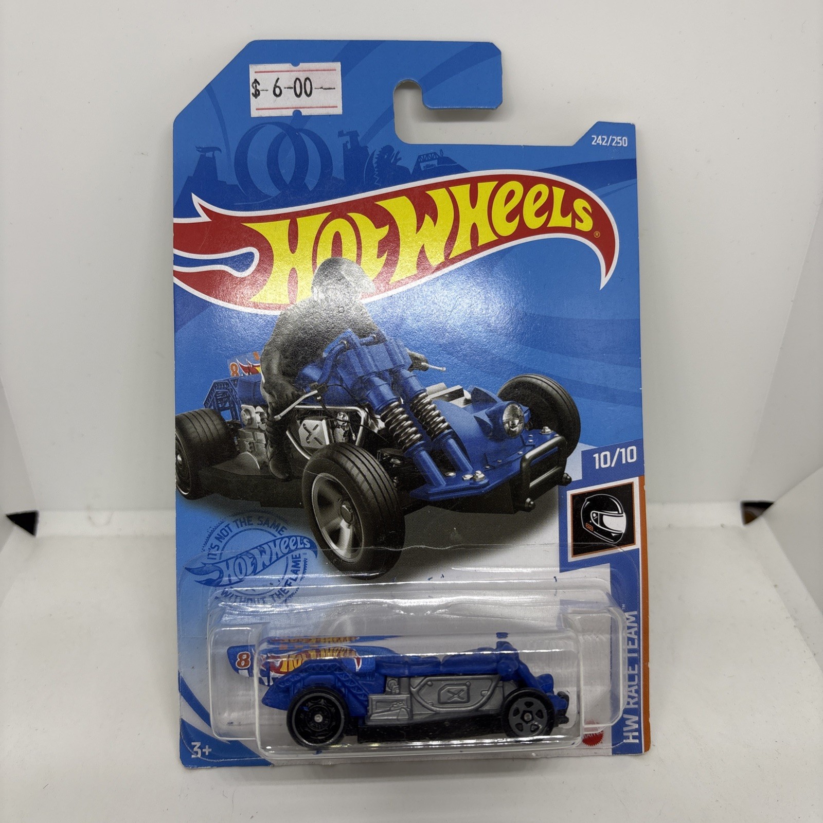2021-Blue Moto Wing HW Race Team 10/10 242/250 GRY25 Hot Wheels Diecast Car
