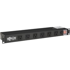 Tripp Lite by Eaton Power Strip Rackmount Metal 120V 5-15R Right Angle 12 Outlet