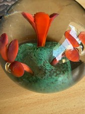 Glas Briefbeschwerer Paperweight, alt, aus Sammlung 35