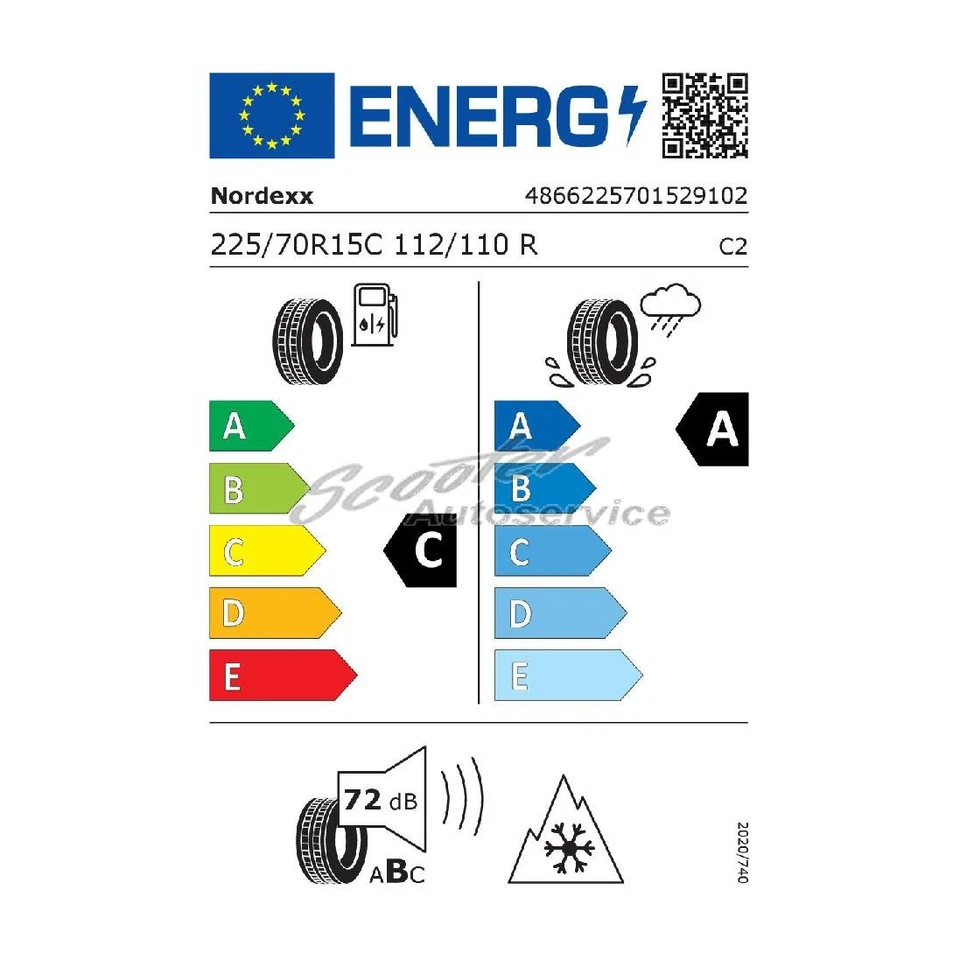 Winterreifen 225/70R15 112R Nordexx WinterSafe Van 2 3PMSF XL | 26532 - Bild 2 von 4