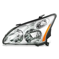 Fit 04-09 Lexus RX330 RX350 Driver Left Chrome Housing Amber Corner Headlight