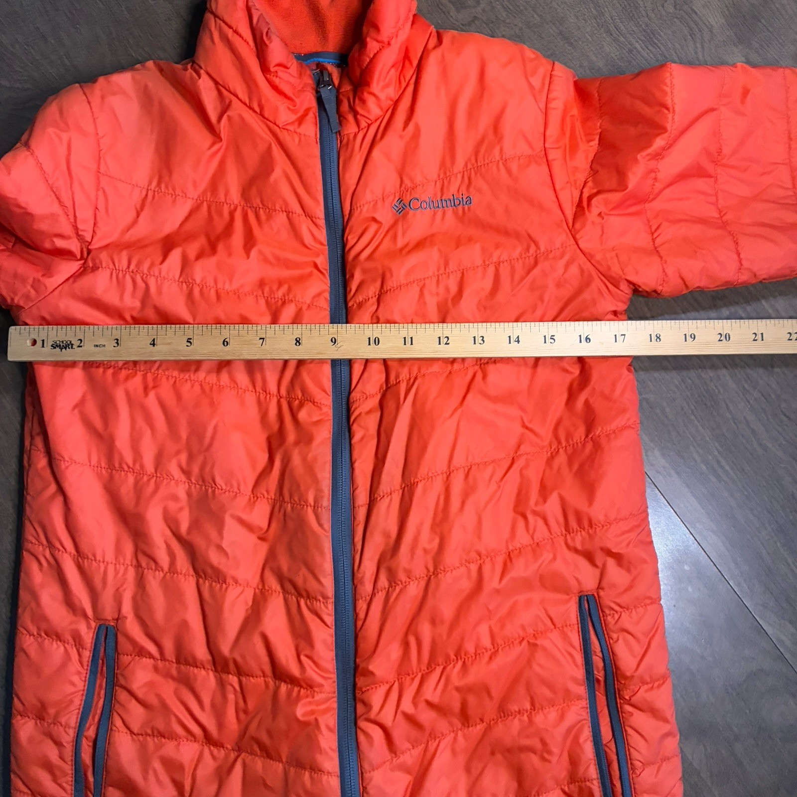 Columbia Omni Heat Puffer Jacket Orange Size Large Boys image 4