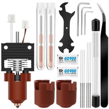 K1C Upgrade Ceramic Heating Block Hotend Kit, 0.2/0.4mm Quick Swap Nozzle Kit,