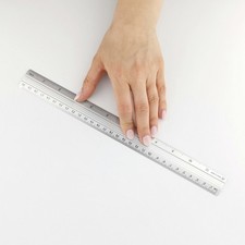 Alu Lineal Schneidelineal Aluminium 30cm - Alu Lineal - rostfrei  zum Schneiden