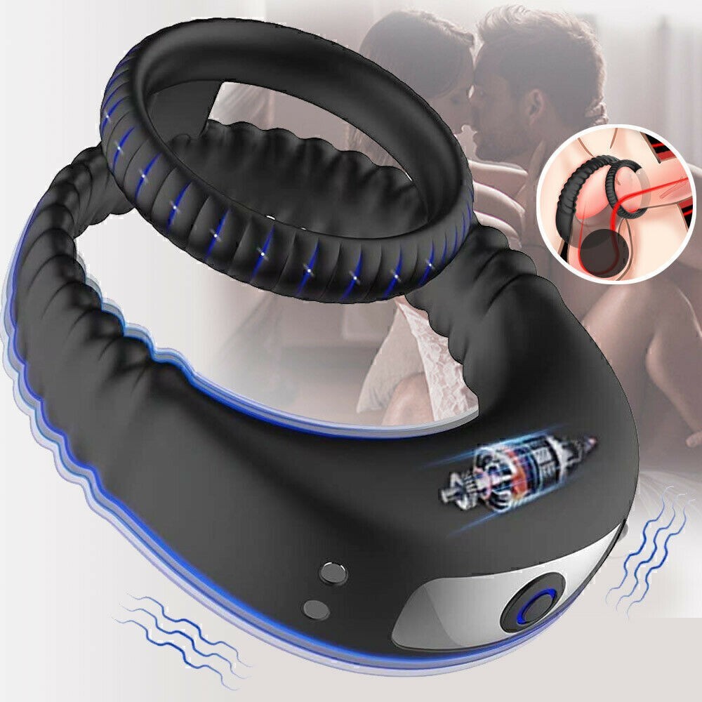 Penisring Vibratoren mit starken Cockring Stimulation Penis Ringe für Männe R1R3