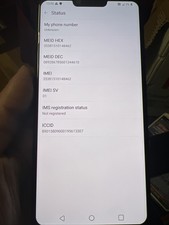 LG G8 ThinQ - 128GB - Gray PARTS ONLY