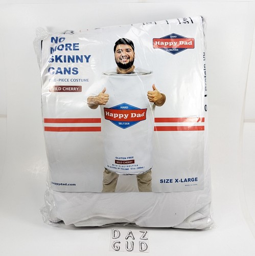 Happy Dad Seltzer Halloween Costume XL NELK BOYS KYLE STEVEWILLDOIT FULL SEND - Picture 1 of 8
