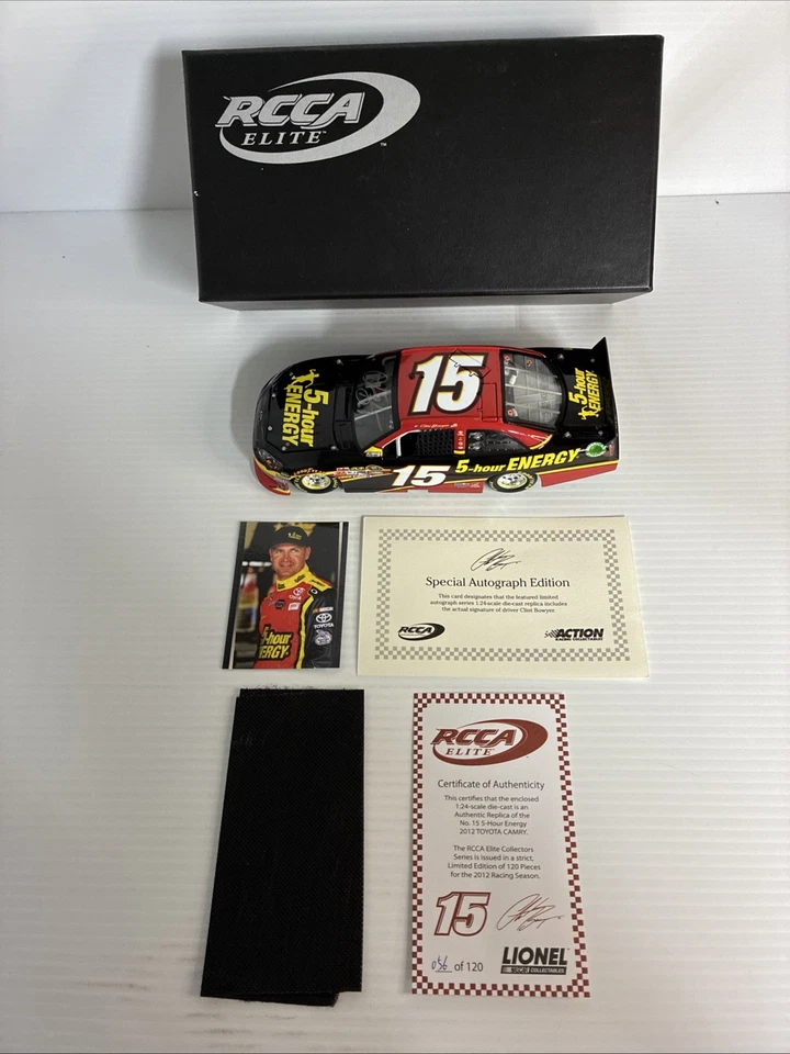 Clint Bowyer #15 5-Hour Energy 2012 Toyota Camry Elite Autographed!! 56 Of 120 - Image 2 of 4