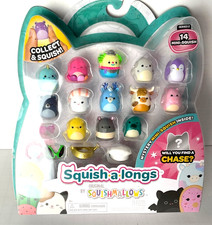 Squish A Longs 14 Mini Squish W/ Mystery Squish By Squishmallows Brand New