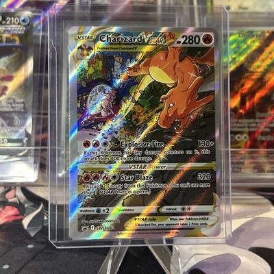 Charizard VSTAR SWSH262   NM   Miscut / OC Error + Print Dot   Pokémon Promo