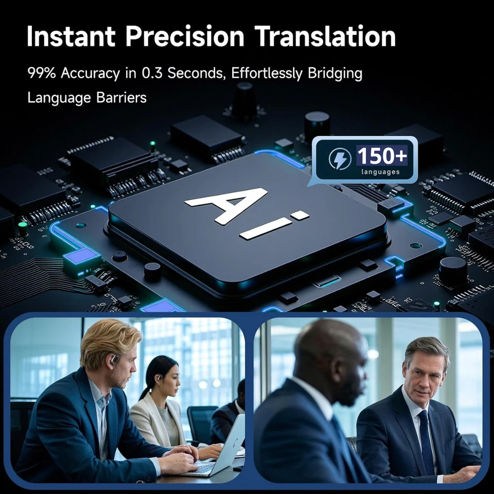AI Language Translator Device Real-time Smart Instant Voice 150+ Languages - Image 3 of 4