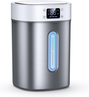 Stainless Steel Humidifier for Bedroom & Large Room,4L Easy to Clean Cool Mist H