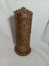 Intricate Vintage Metal Hair Spray Holder Two...