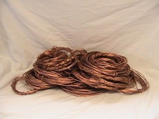 33 LBS. 13 OZ CLEAN STRIPPED STRANDED COPPER WIRE BARE SHINY BRIGHT MELT