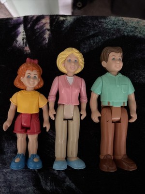 Little Tikes Vintage Grand Mansion Dollhouse Family Dolls  display picture 1