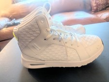 Zumba Air Boss High Top Dance Sneaker-White-Size 10-