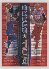 2021 Panini Donruss Optic All-Stars Red Pulsar Prizm Luka Doncic Trae Young 9l4