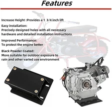 Torque Converter Motor Engine Riser Plate for Predator 196Cc / 212Cc on Coleman
