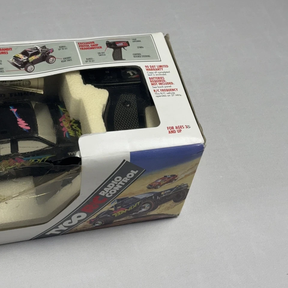 Tyco Micro Bandit 10" RC Radio Control Truck Tested and Works - Image 3 of 4