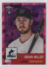 2022 Chrome Platinum Anniversary Fuchsia Atomic Refractor /100 Brian Miller 0w3